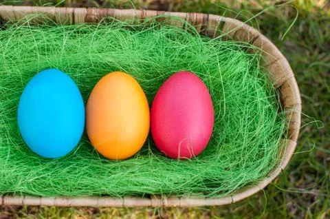 Easter eggs Stock Photos