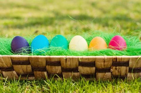 Easter eggs Stock-Fotos