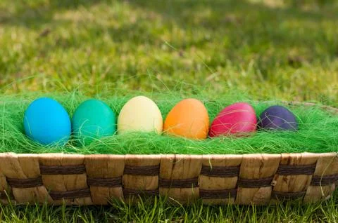 Easter eggs Stock Photos