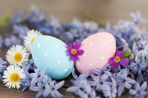 Easter eggs Foto stock