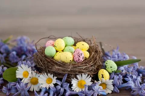 Easter eggs Stock Photos