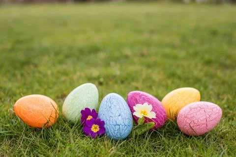 Easter eggs Stock Photos