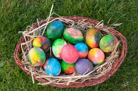 Easter eggs Stock Photos