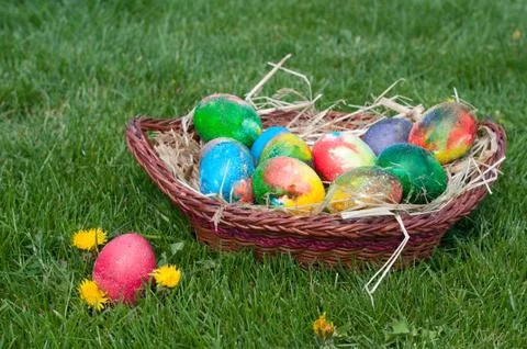 Easter eggs Stock-Fotos