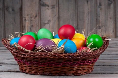 Easter eggs Stock Photos