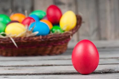Easter eggs Stock Photos