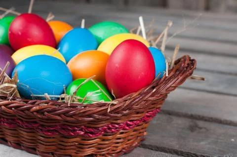 Easter eggs Stock Photos