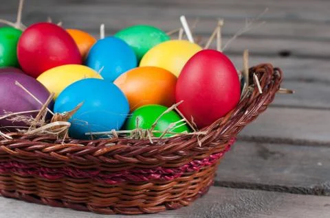 Easter eggs Stock Photos