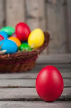 Easter eggs Stock Photos