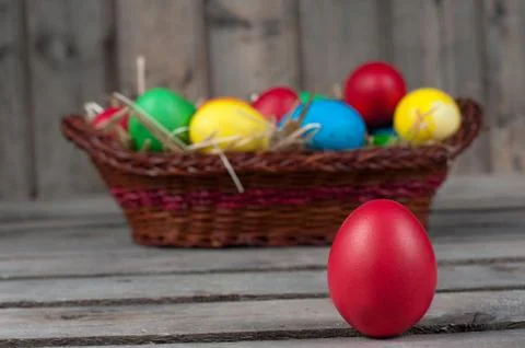Easter eggs Stock Photos