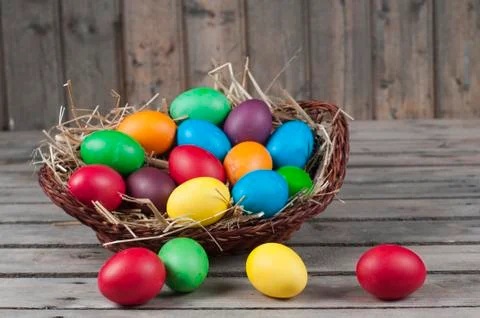 Easter eggs Stock Photos