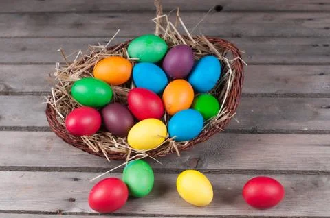 Easter eggs Stock Photos