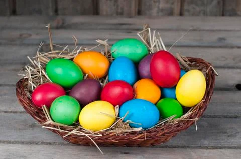 Easter eggs Stock Photos