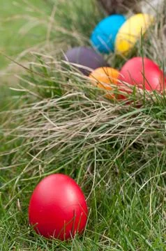 Easter eggs Stock Photos