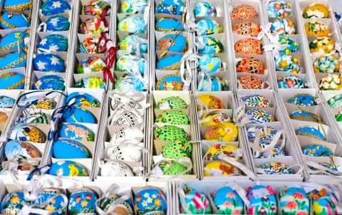 Easter eggs Stock Photos