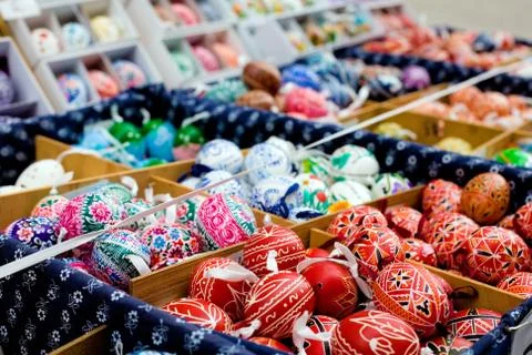 Easter eggs Stock Photos