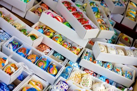 Easter eggs Stock Photos