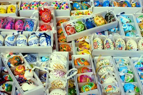 Easter eggs Stock Photos