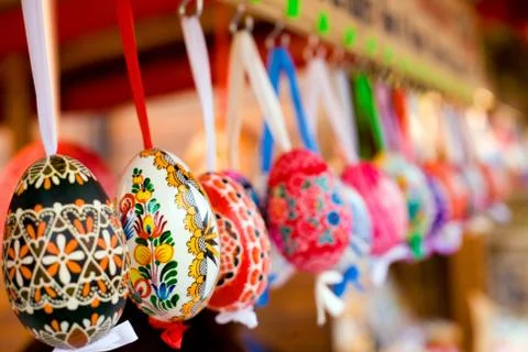 Easter eggs Stock Photos