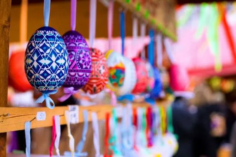 Easter eggs Stock Photos