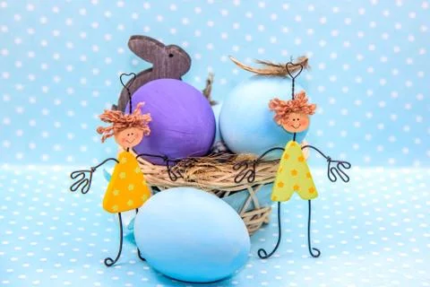 Easter eggs. Stock Photos