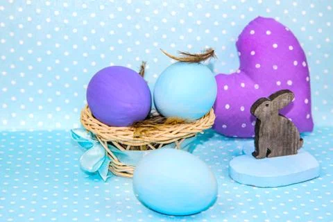 Easter eggs. Stock Photos