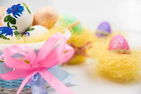 Easter eggs Stock Photos