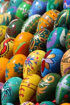 Easter eggs Stock Photos