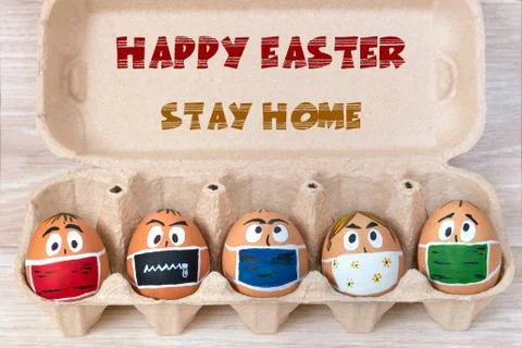 Easter eggs Stock Photos