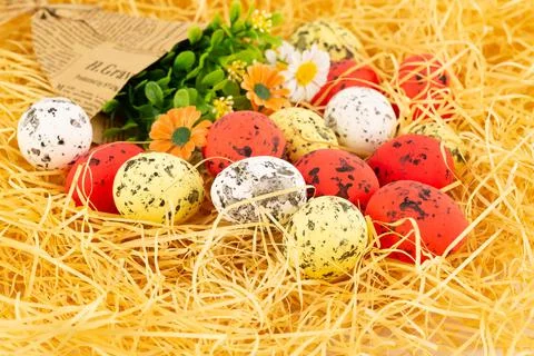 Easter eggs Stock Photos