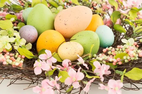 Easter eggs Stock Photos
