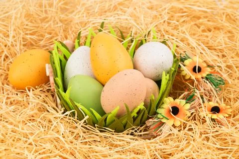 Easter eggs Stock Photos