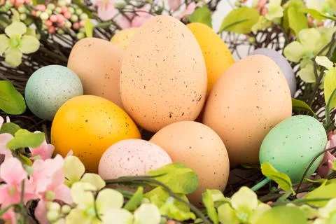 Easter eggs Stock Photos