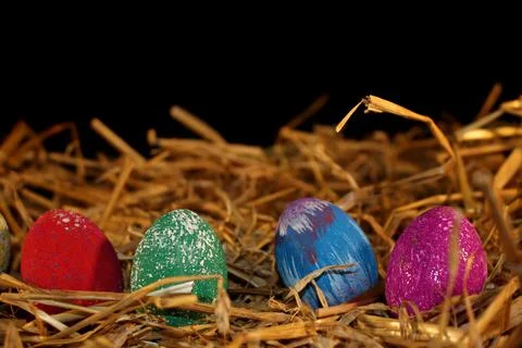 Easter eggs Stock Photos