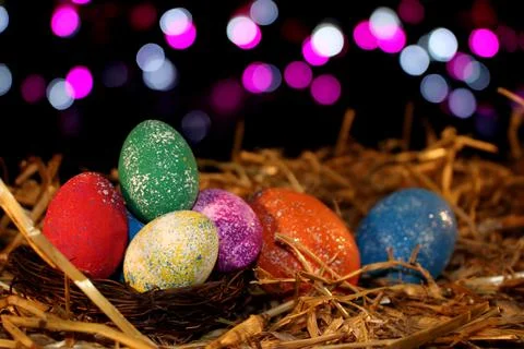 Easter eggs Stock Photos