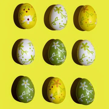 Easter eggs Foto stock