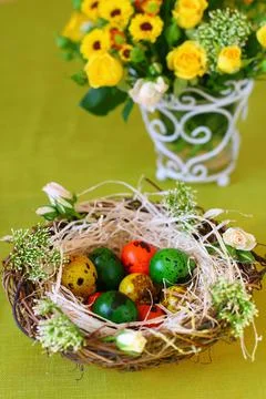 Easter eggs Stock Photos