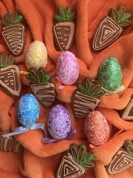 Easter eggs Stock Photos