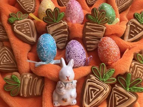 Easter eggs Stock Photos