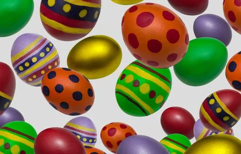Easter eggs Stock Photos