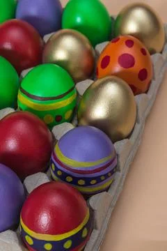 Easter eggs Stock Photos