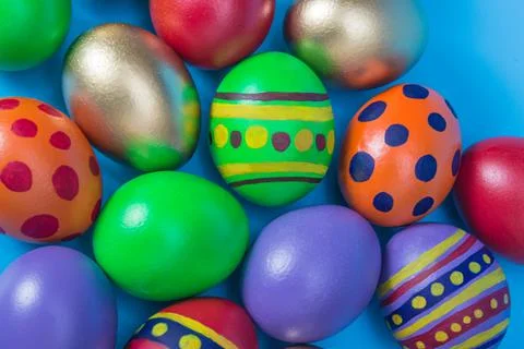 Easter eggs Stock Photos