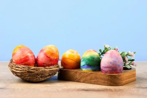 Easter eggs Stock Photos