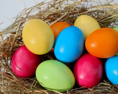 Easter eggs Stock Photos