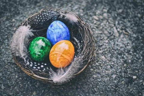 Easter eggs Stock Photos