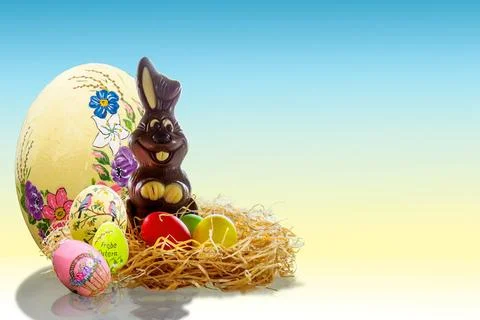 Easter eggs Stock Photos