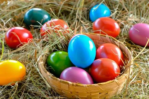 Easter eggs Photos