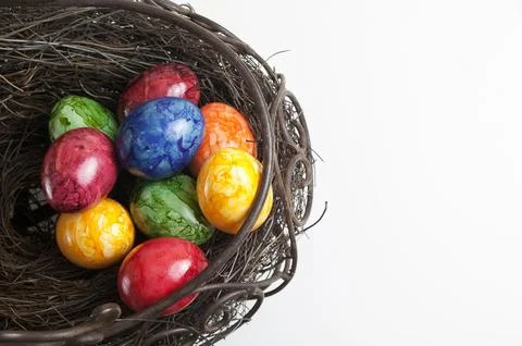 Easter eggs Stock Photos