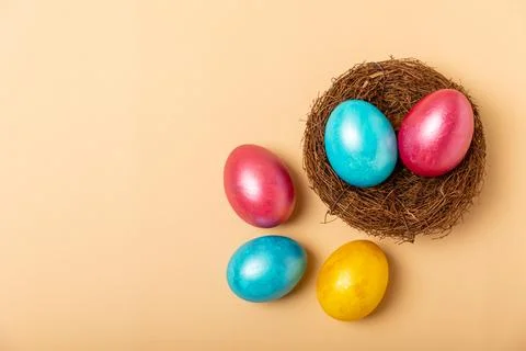 Easter eggs 스톡 사진