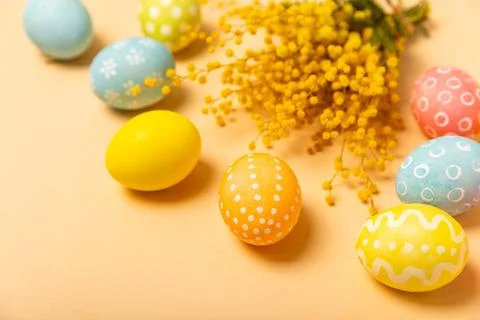 Easter eggs 스톡 사진